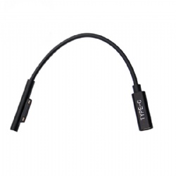 Type c female to DC microsoft converter cable USB c to dc power cable